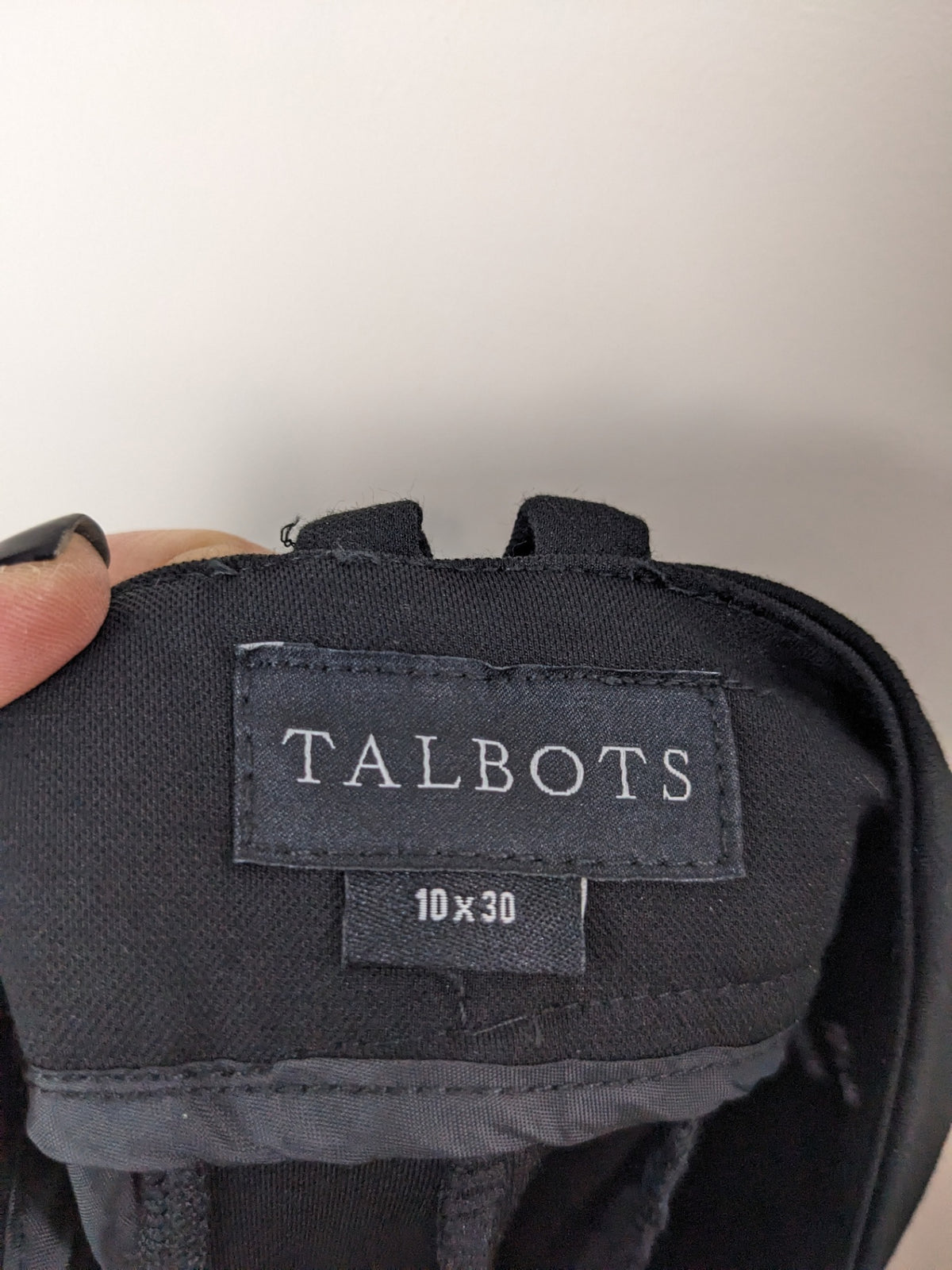 Talbots Black Dress Pants - 10