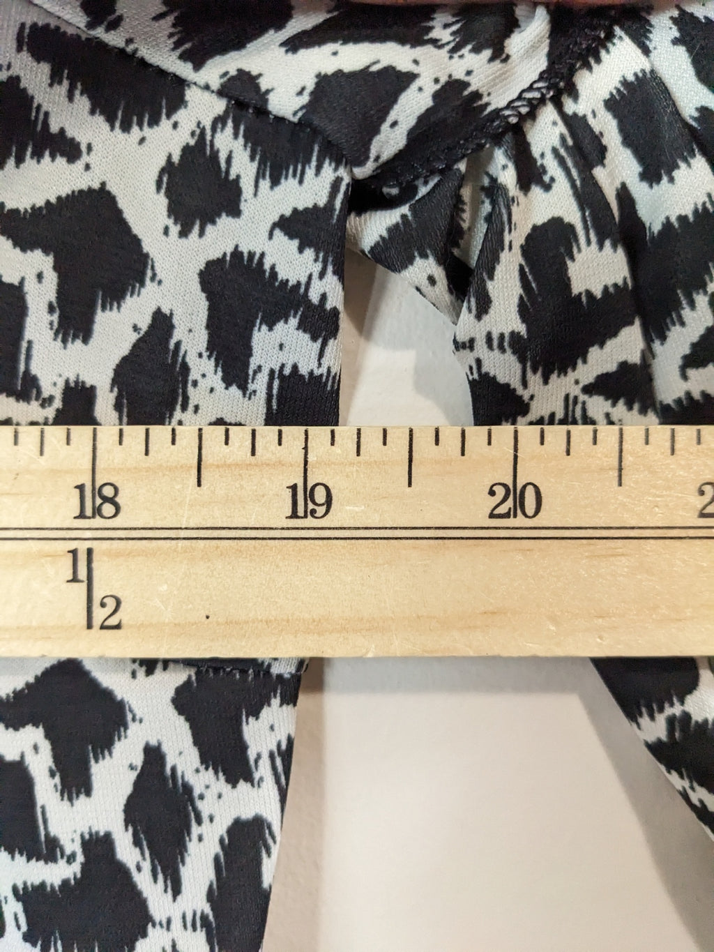 Papillon Black & White Patterned Dress - L