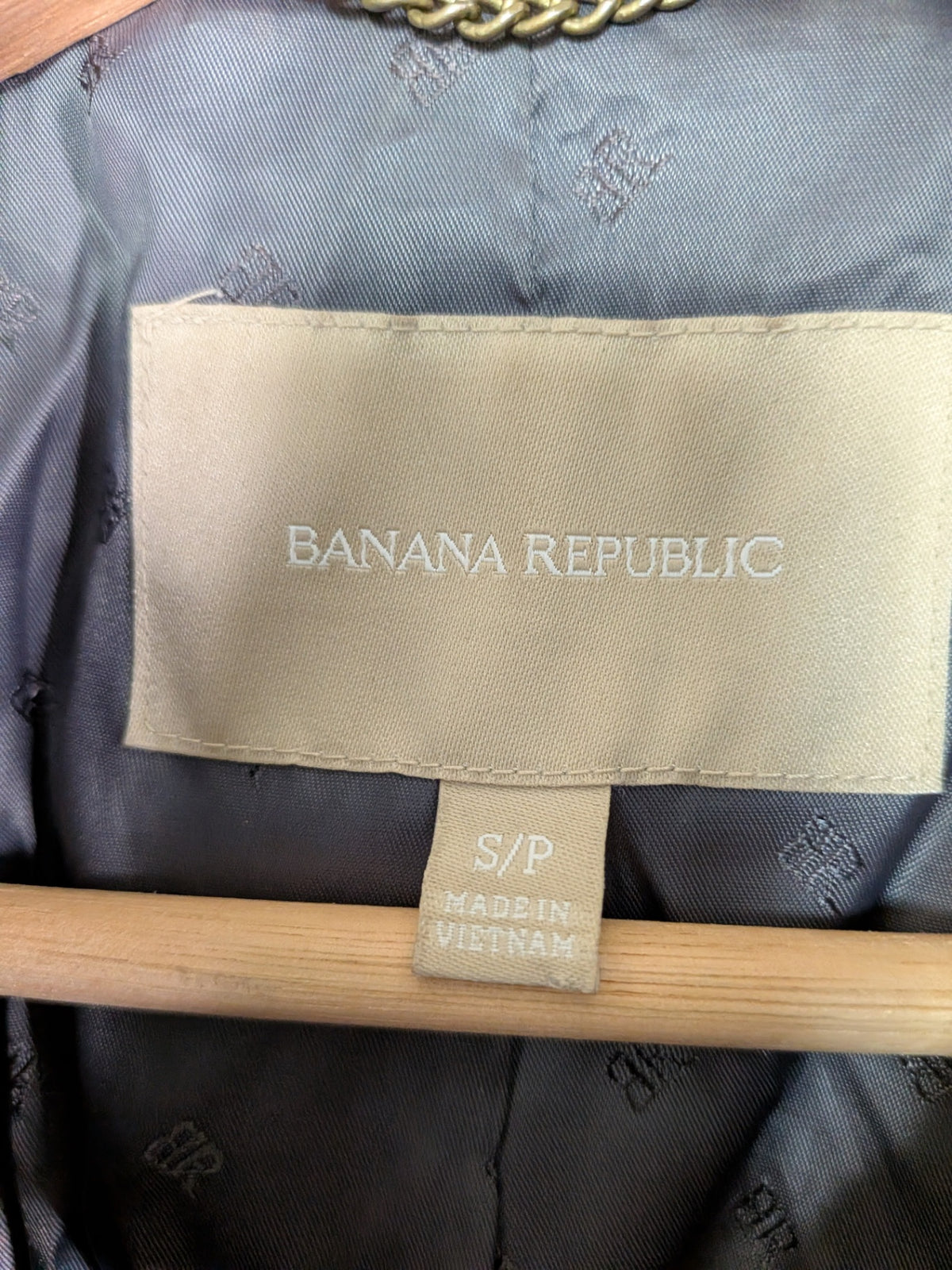 Banana Republic black trench coat - S