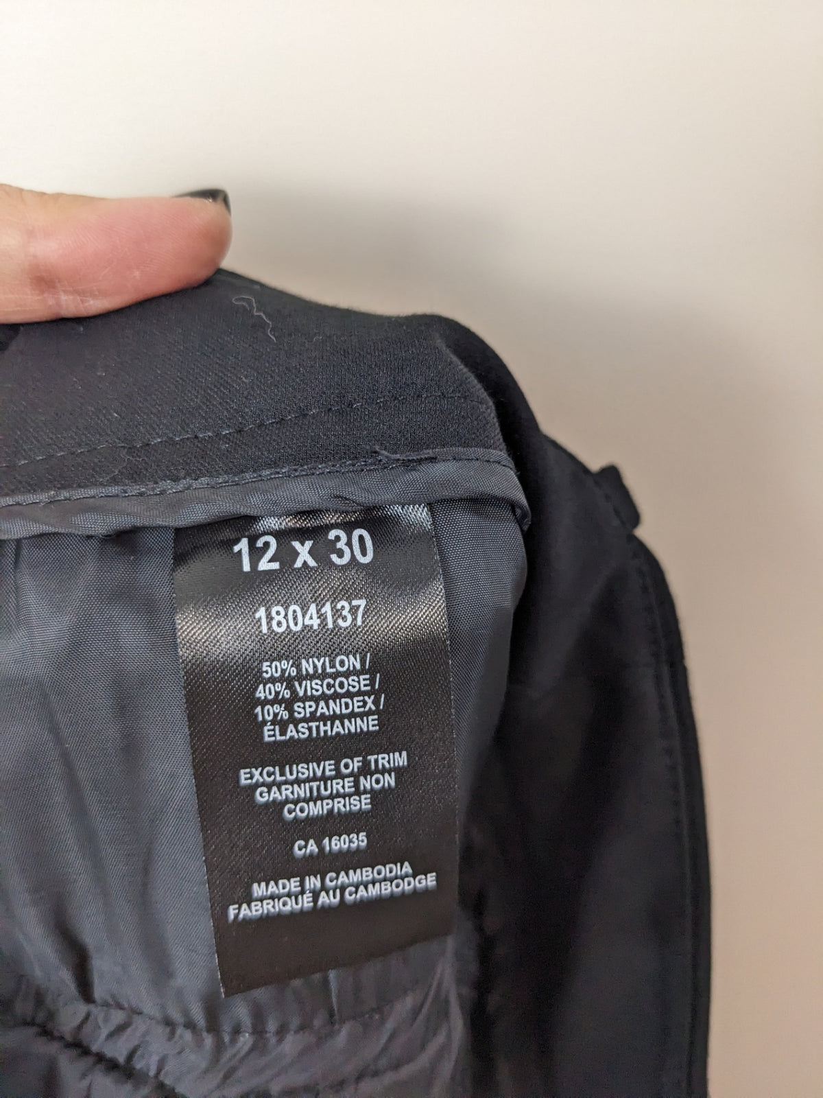 Talbots Black Dress Pants - 12