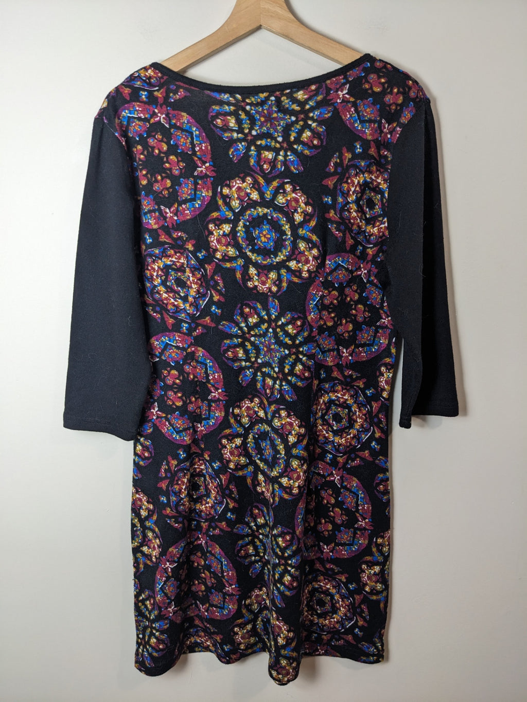 Papillon Multicolour Circular Design Dress - L