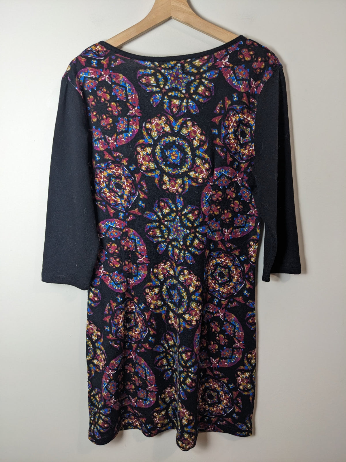 Papillon Multicolour Circular Design Dress - L
