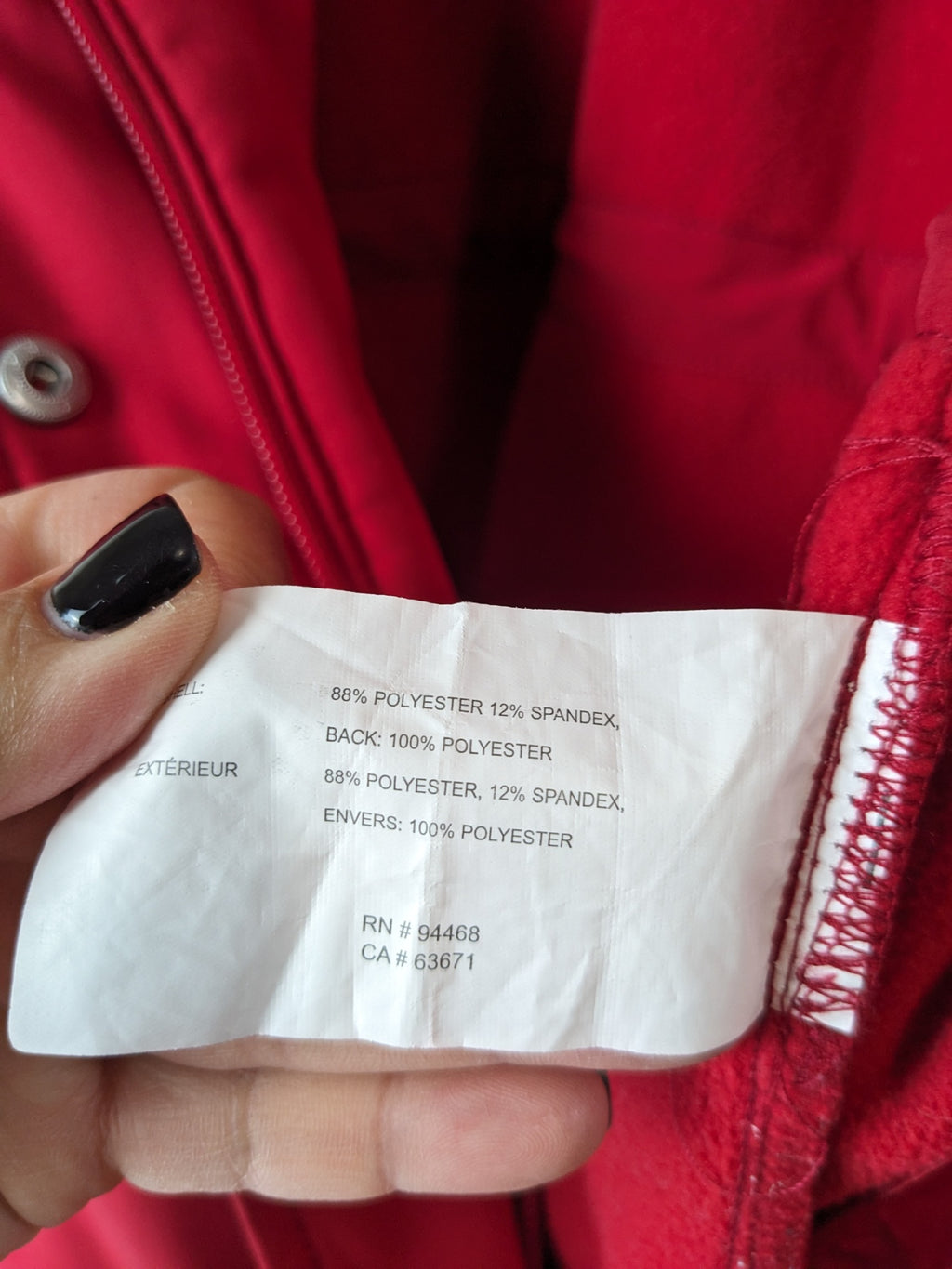 NAUTICA Red Jacket - M