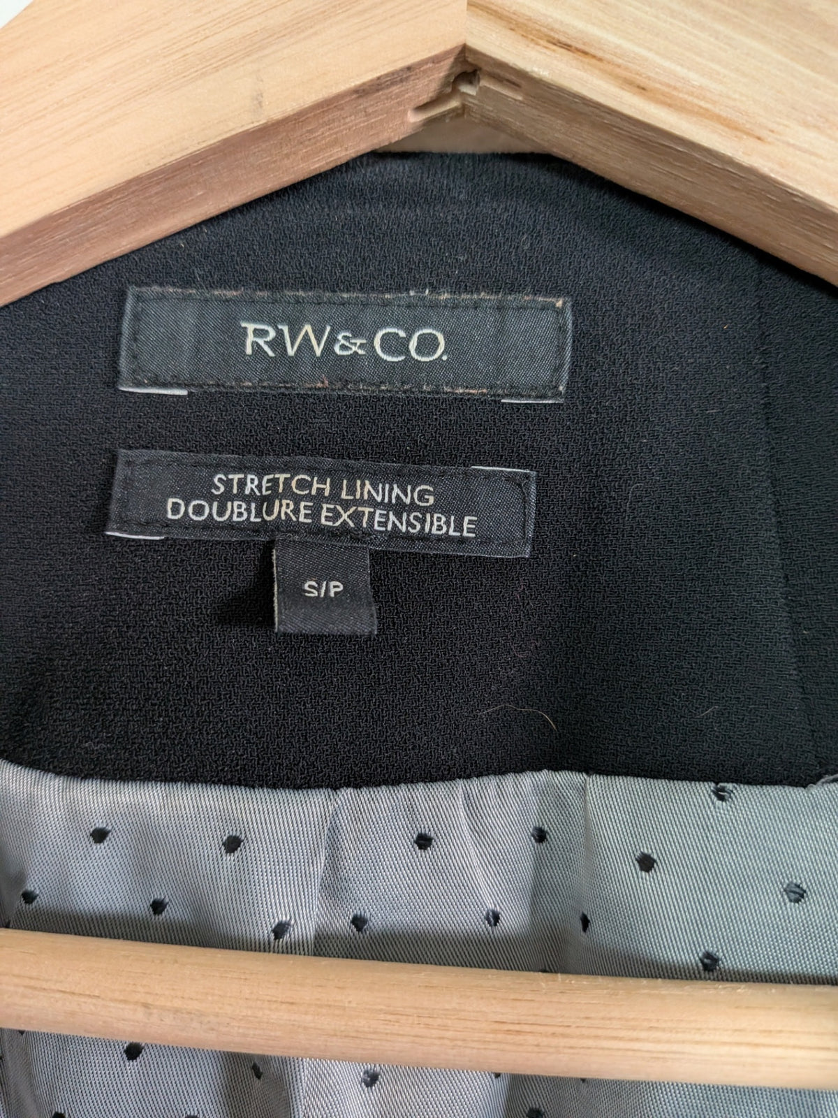 RW&Co. black blazer - S