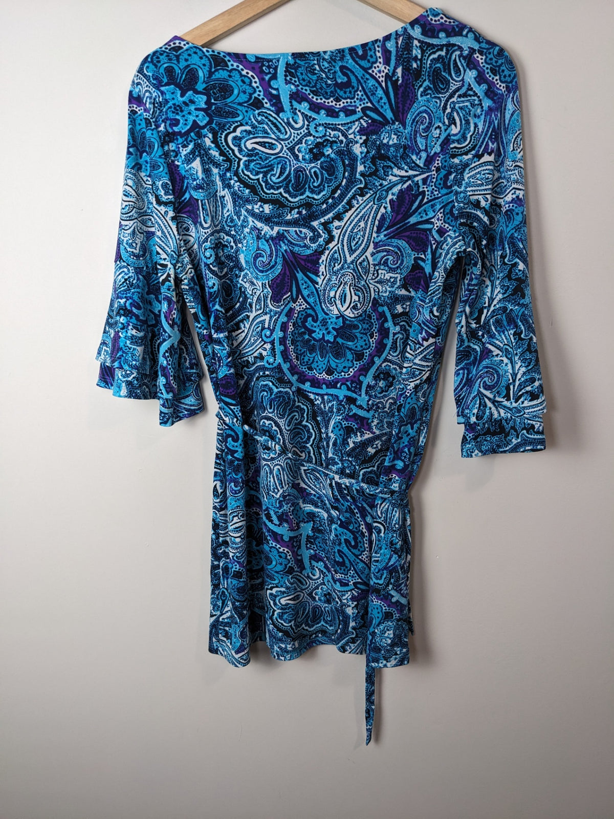 Ricki's Blue Paisley Blouse - M