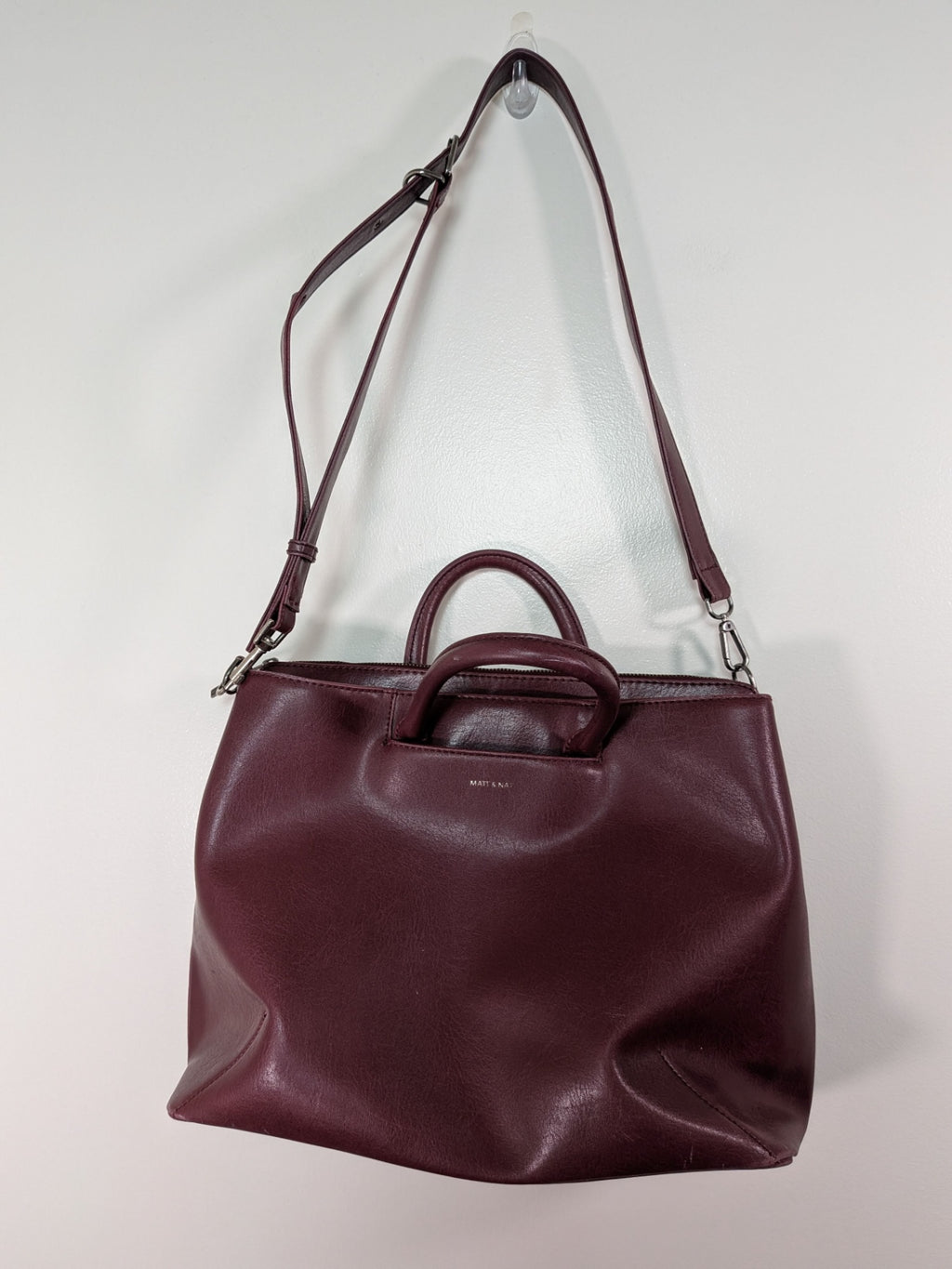 Matt & Nat burgundy purse