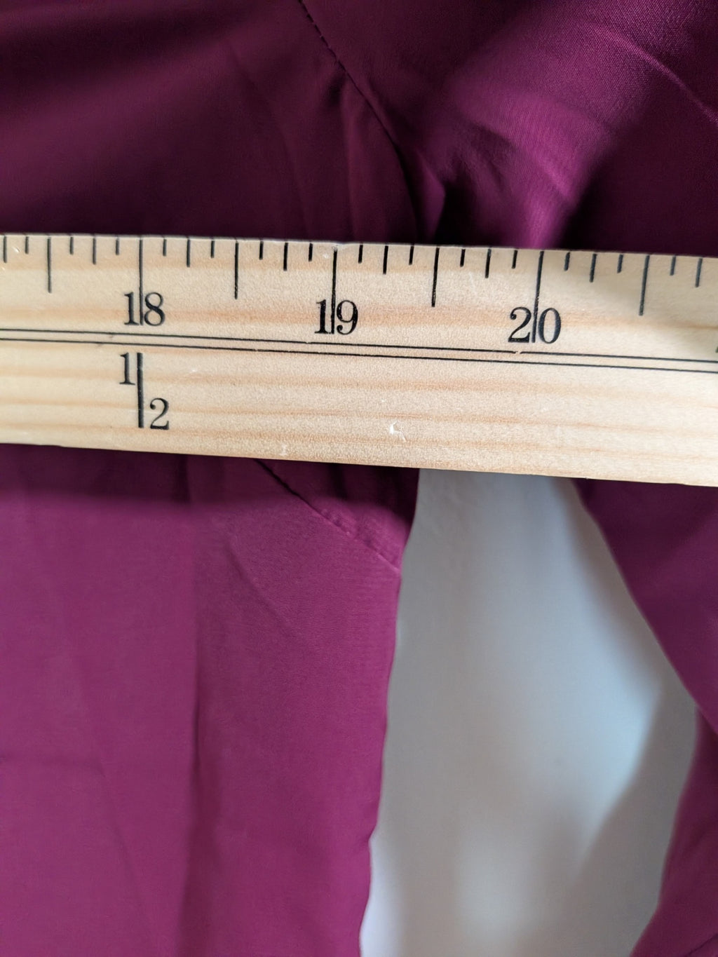 NWT RW&Co. dark fuchsia blouse - M