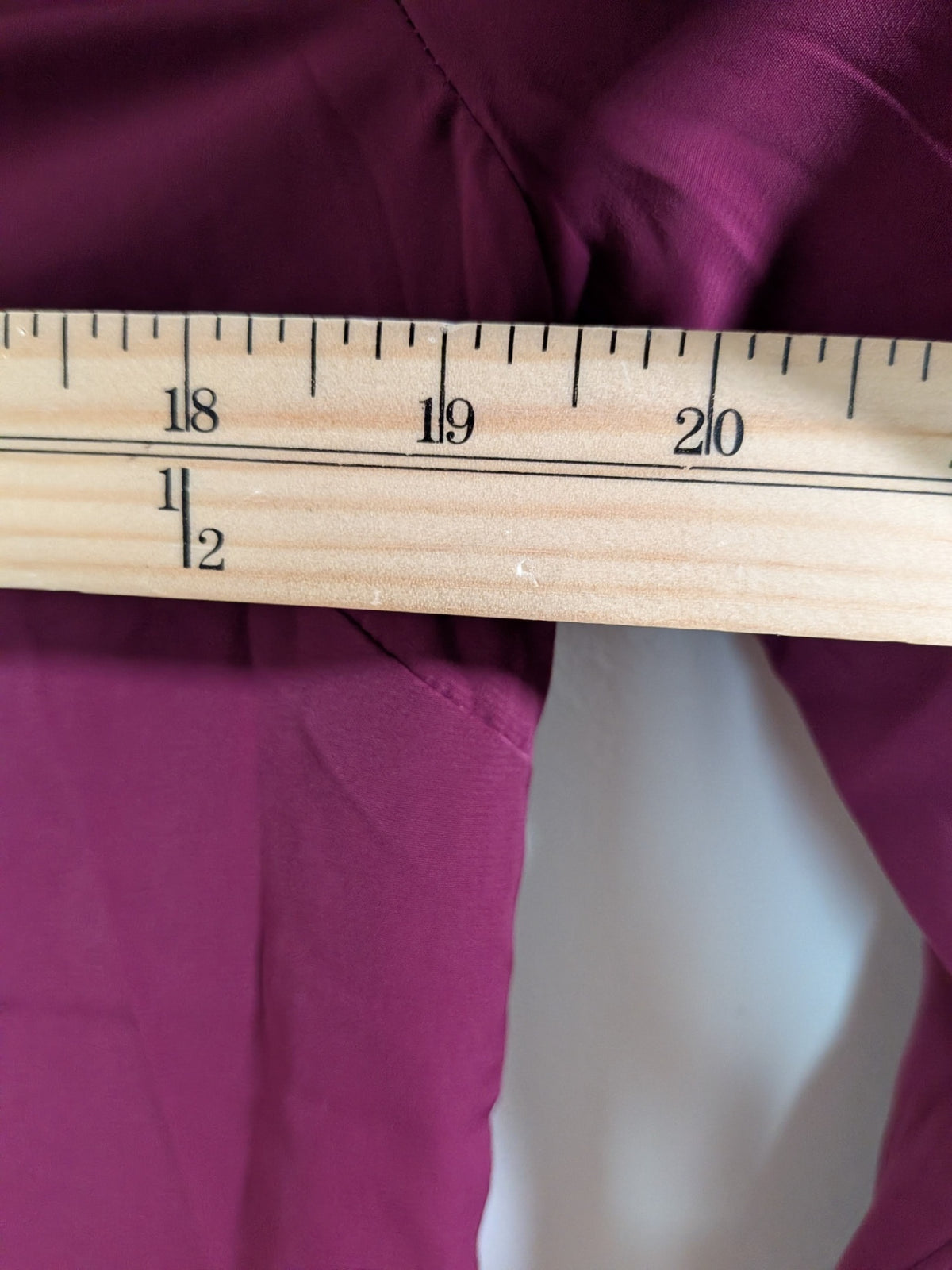 NWT RW&Co. dark fuchsia blouse - M