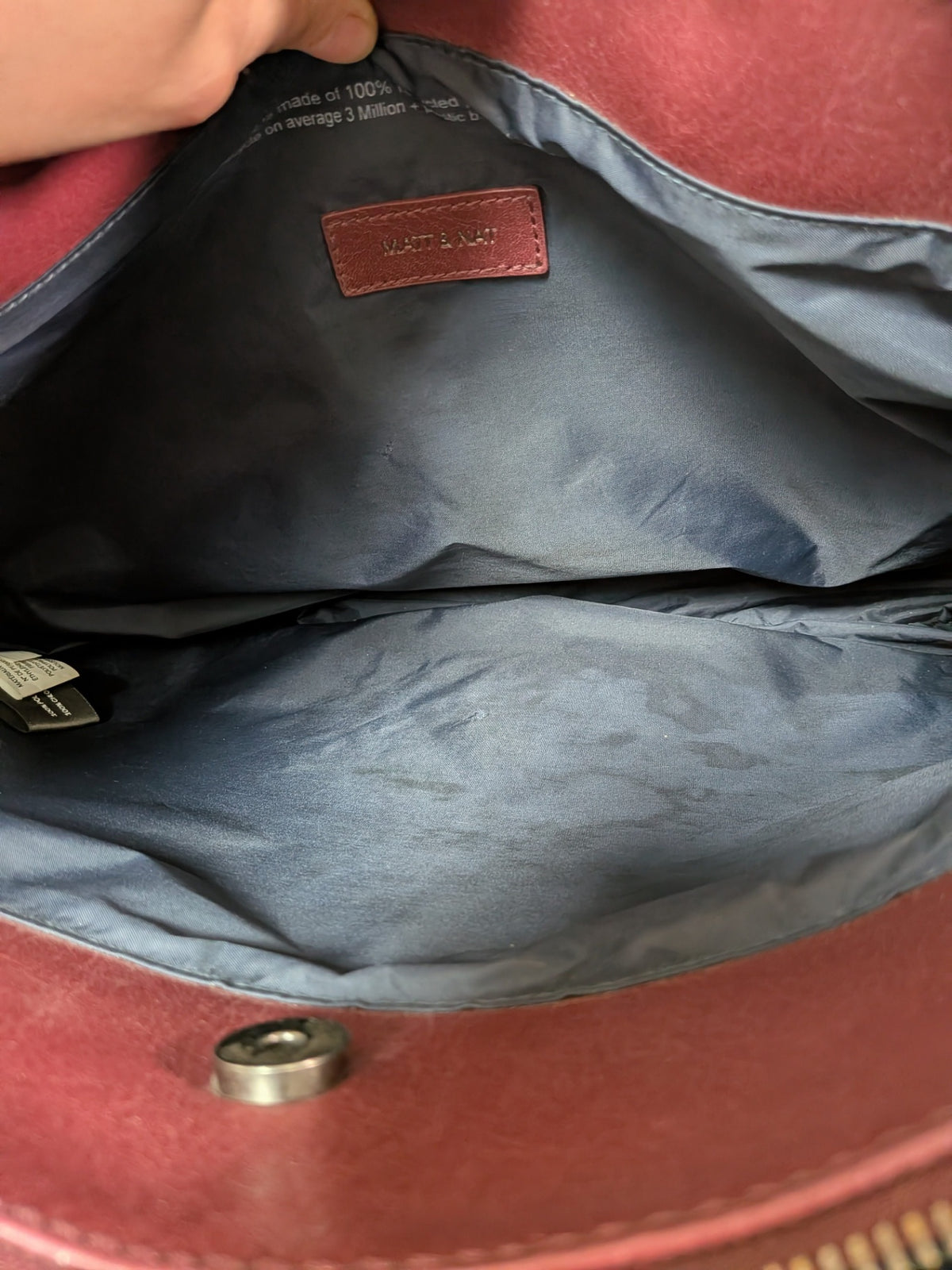 Matt & Nat burgundy purse