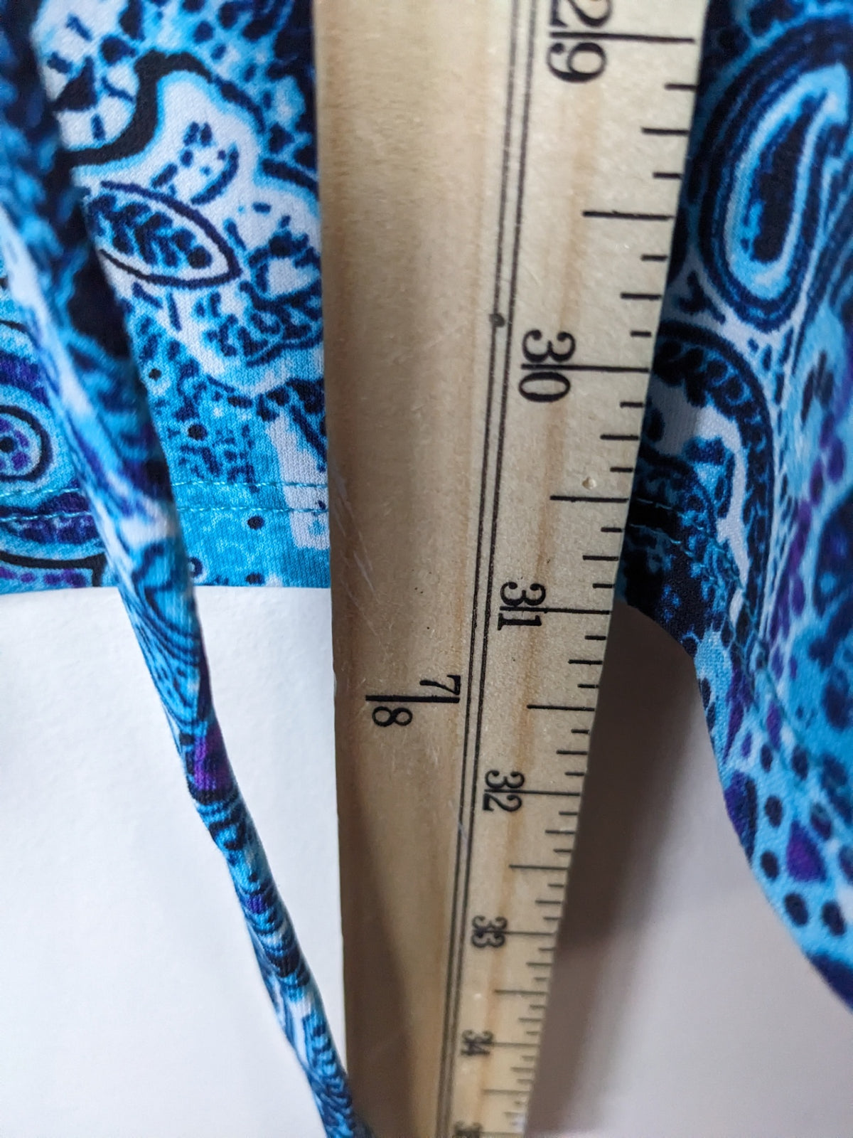 Ricki's Blue Paisley Blouse - M
