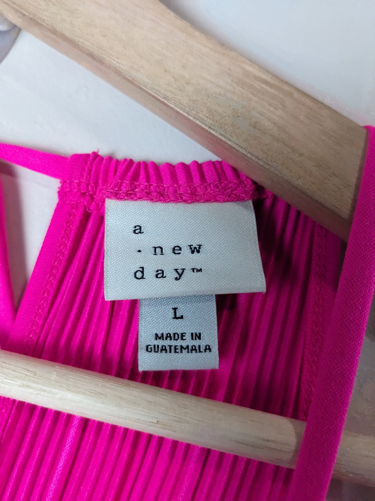 a new day hot pink maxi dress - L