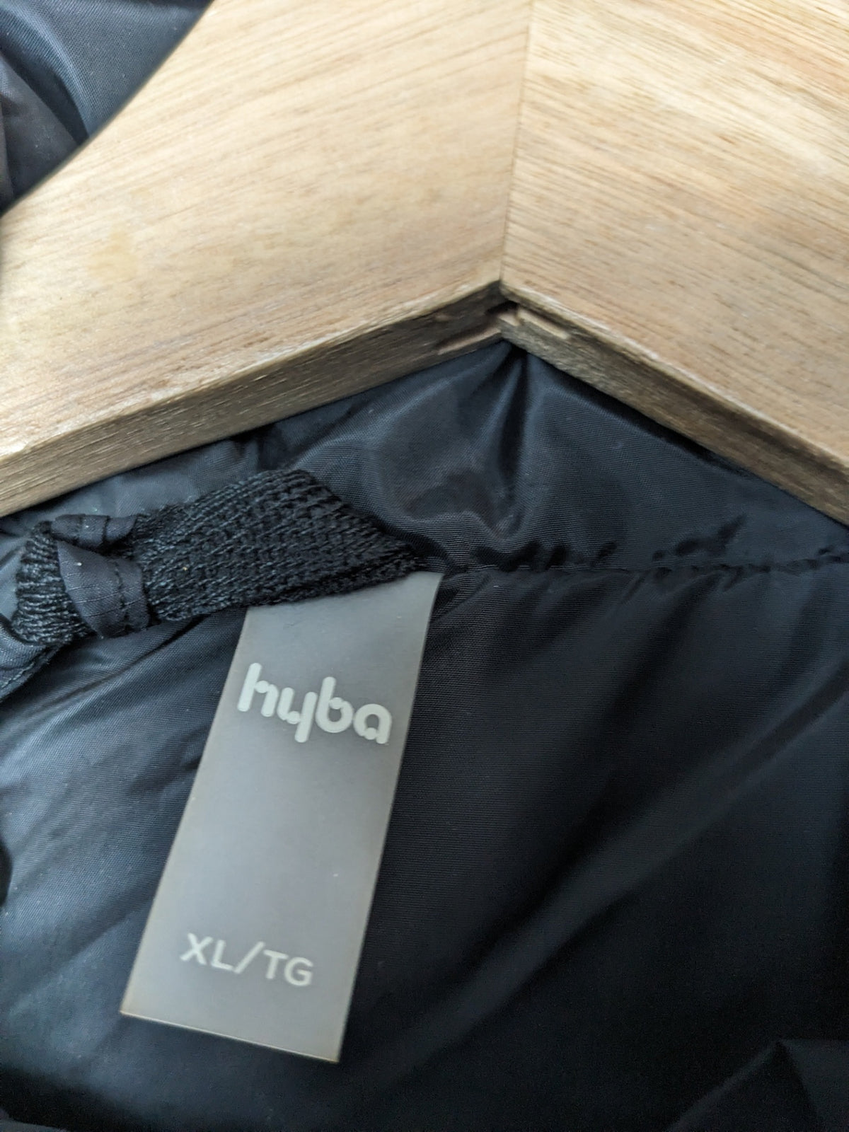 NWT Hyba Packable Black Vest - XL