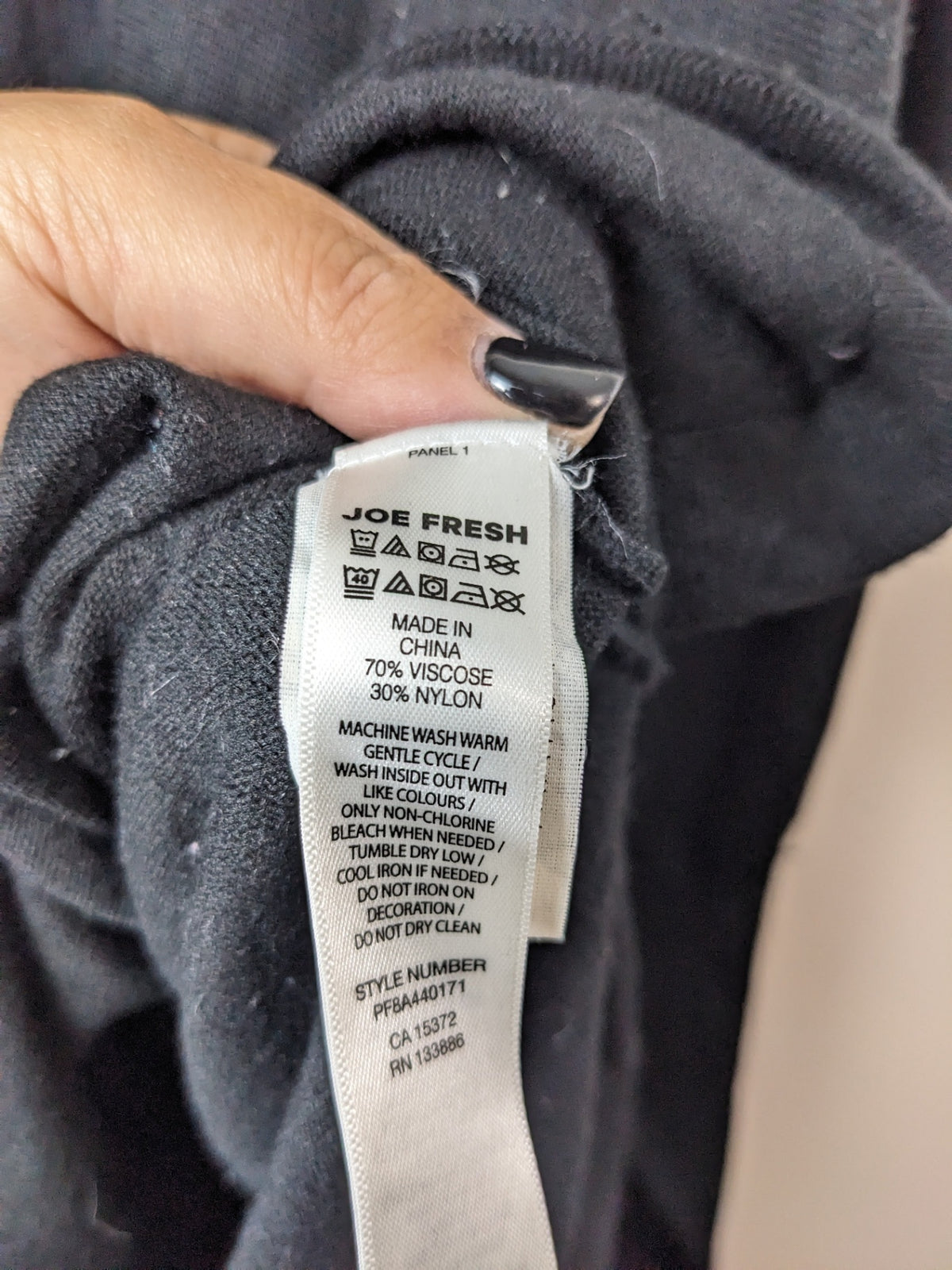Joe Fresh Black Sweater - 1X