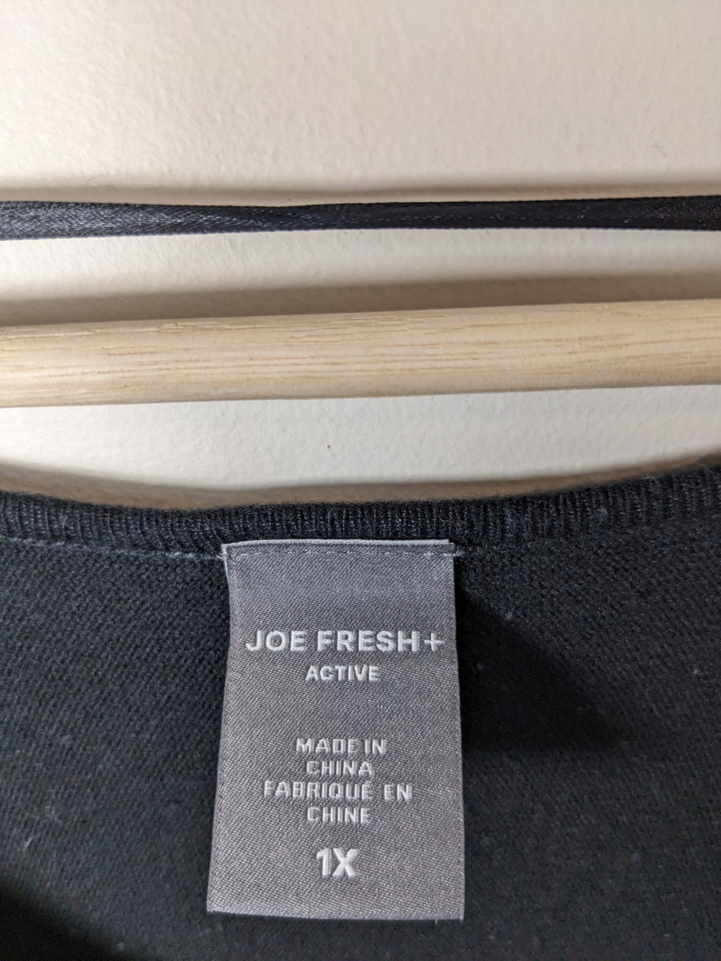 Joe Fresh Black Sweater - 1X