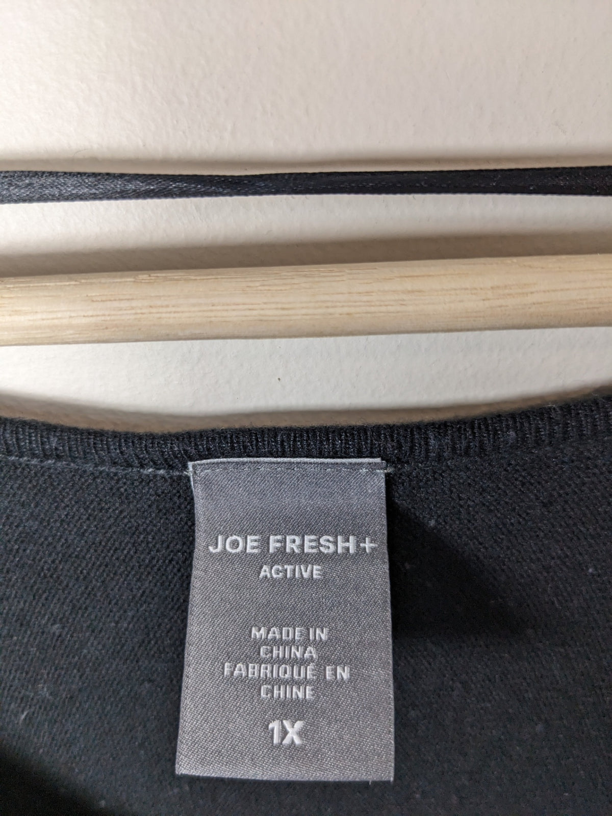 Joe Fresh Black Sweater - 1X