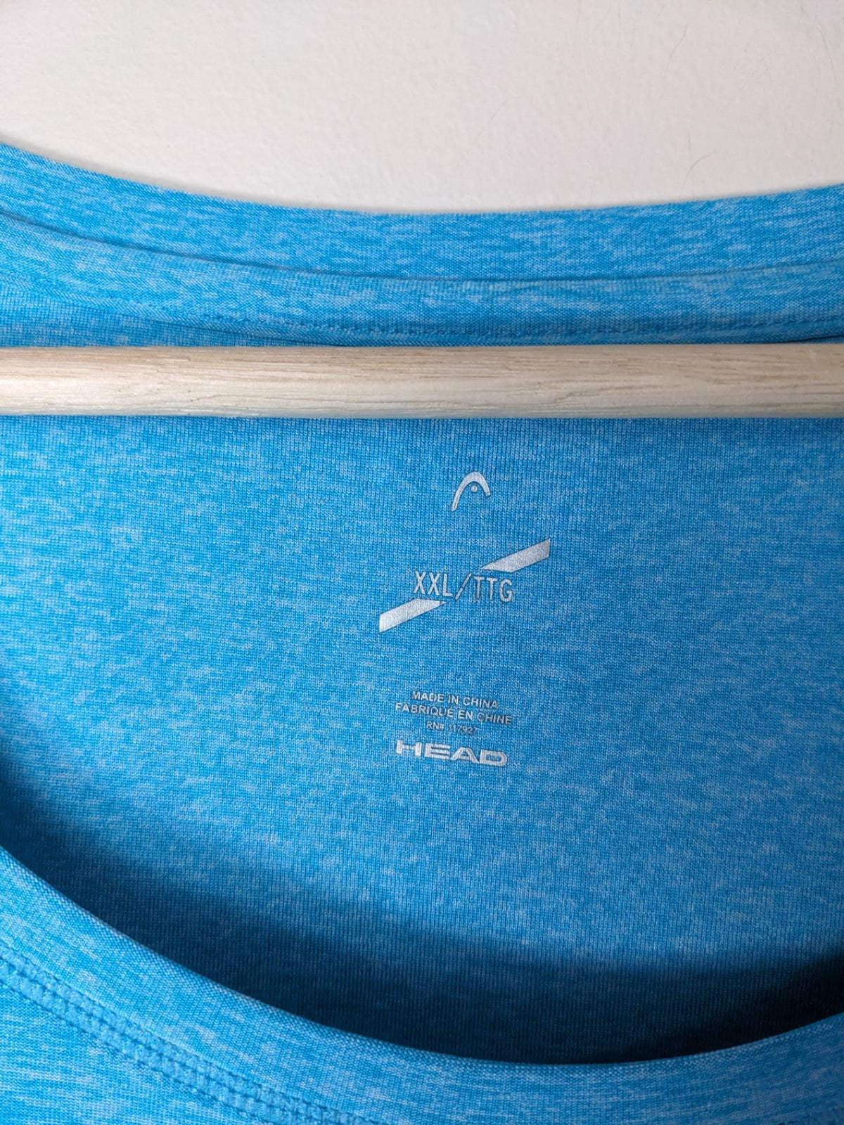 HEAD Blue Athletic T-Shirt - XXL
