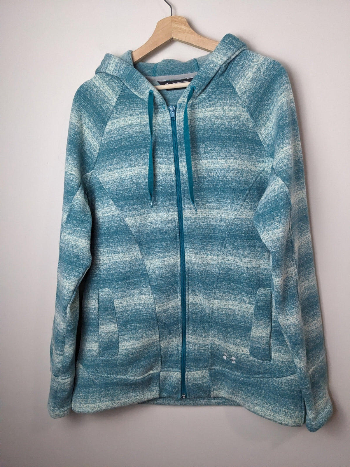 Under Armour Striped Zip Up Hoodie - XL