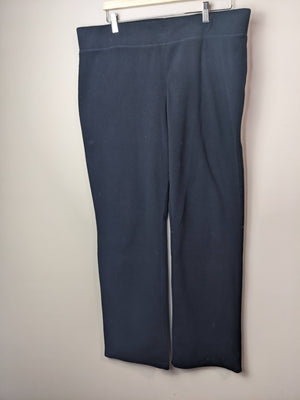 FarWest Black Fleece Pants - XL