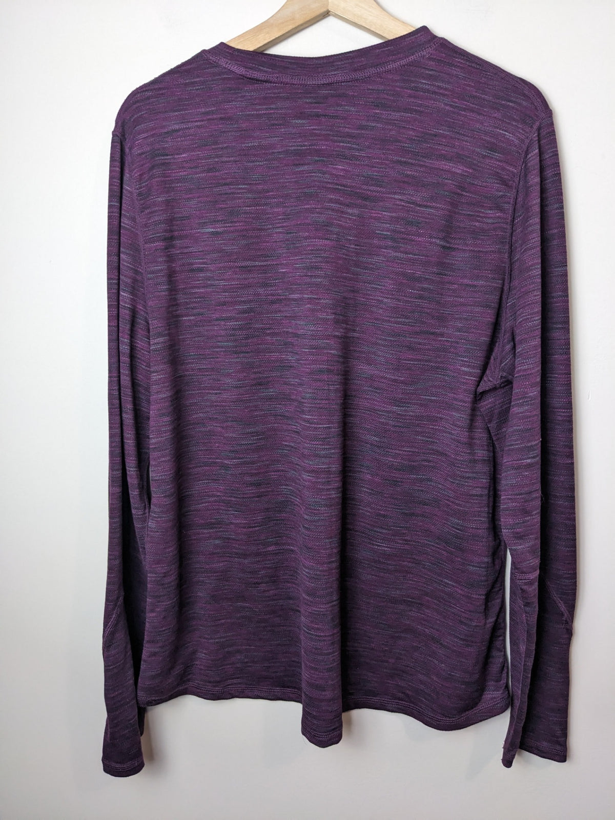 Diadora Heathered Purple Long Sleeve - L