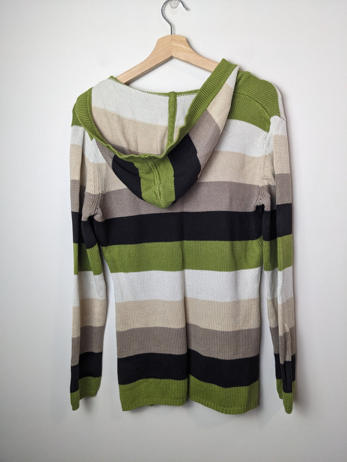 Point Zero Striped Hooded Sweater - XL