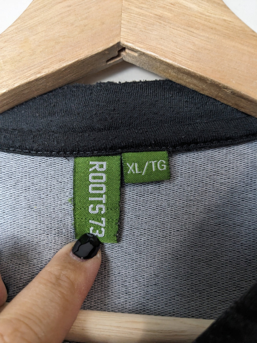 Roots Dark Grey Hoodie - XL