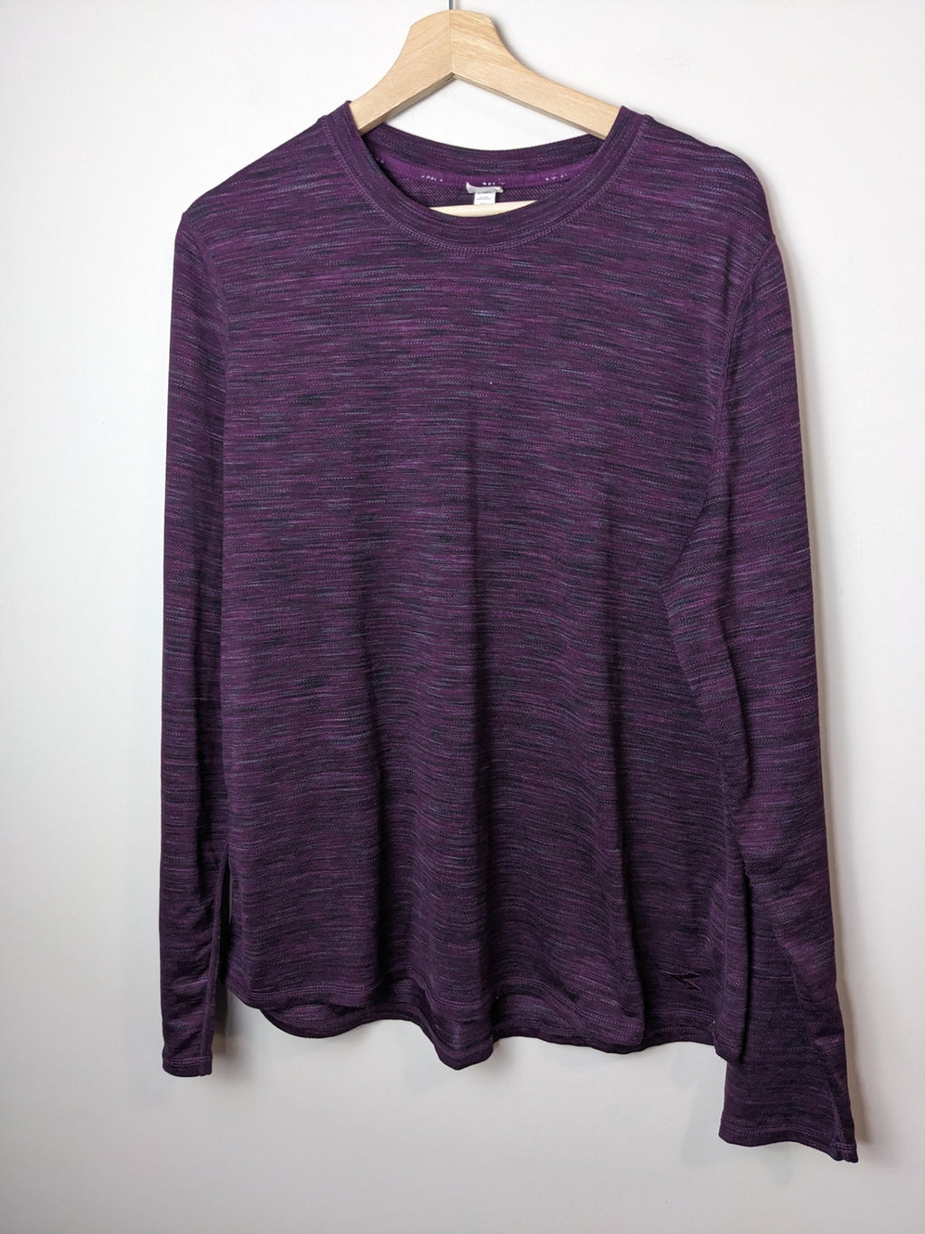 Diadora Heathered Purple Long Sleeve - L