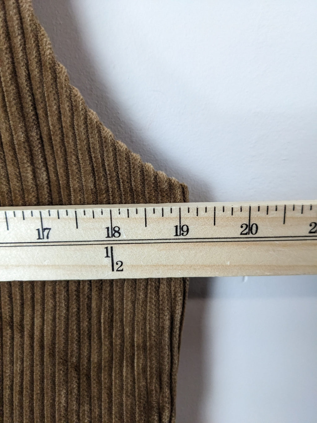 NWT RICKI'S Brown Corduroy Dress- L