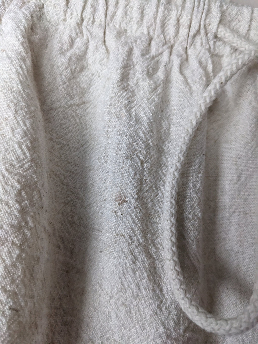 Shein Cream Linen Pants- 1XL