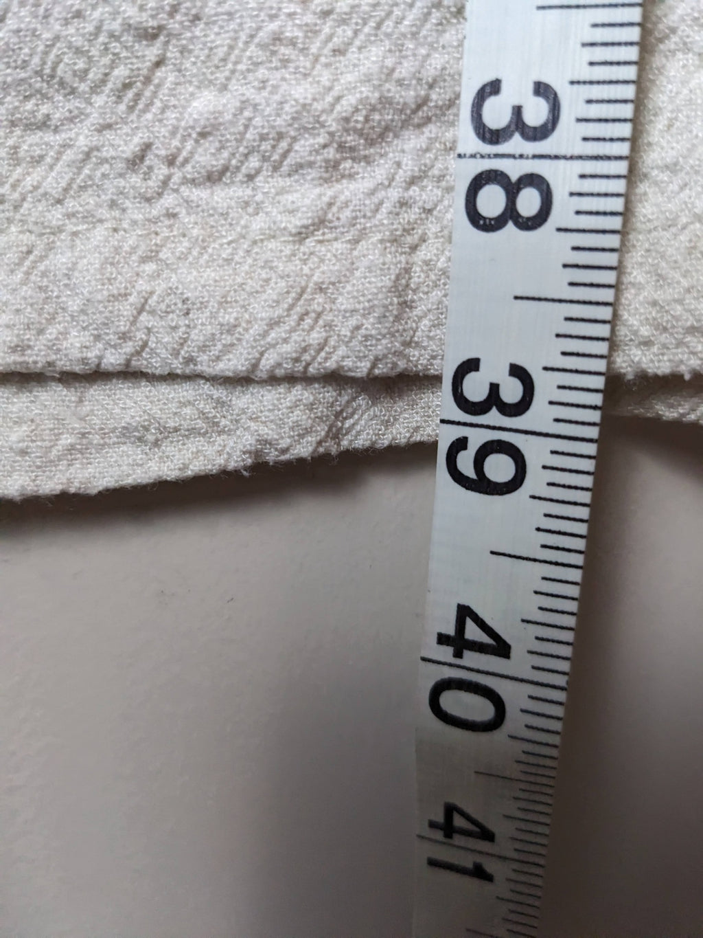 Shein Cream Linen Pants- 1XL