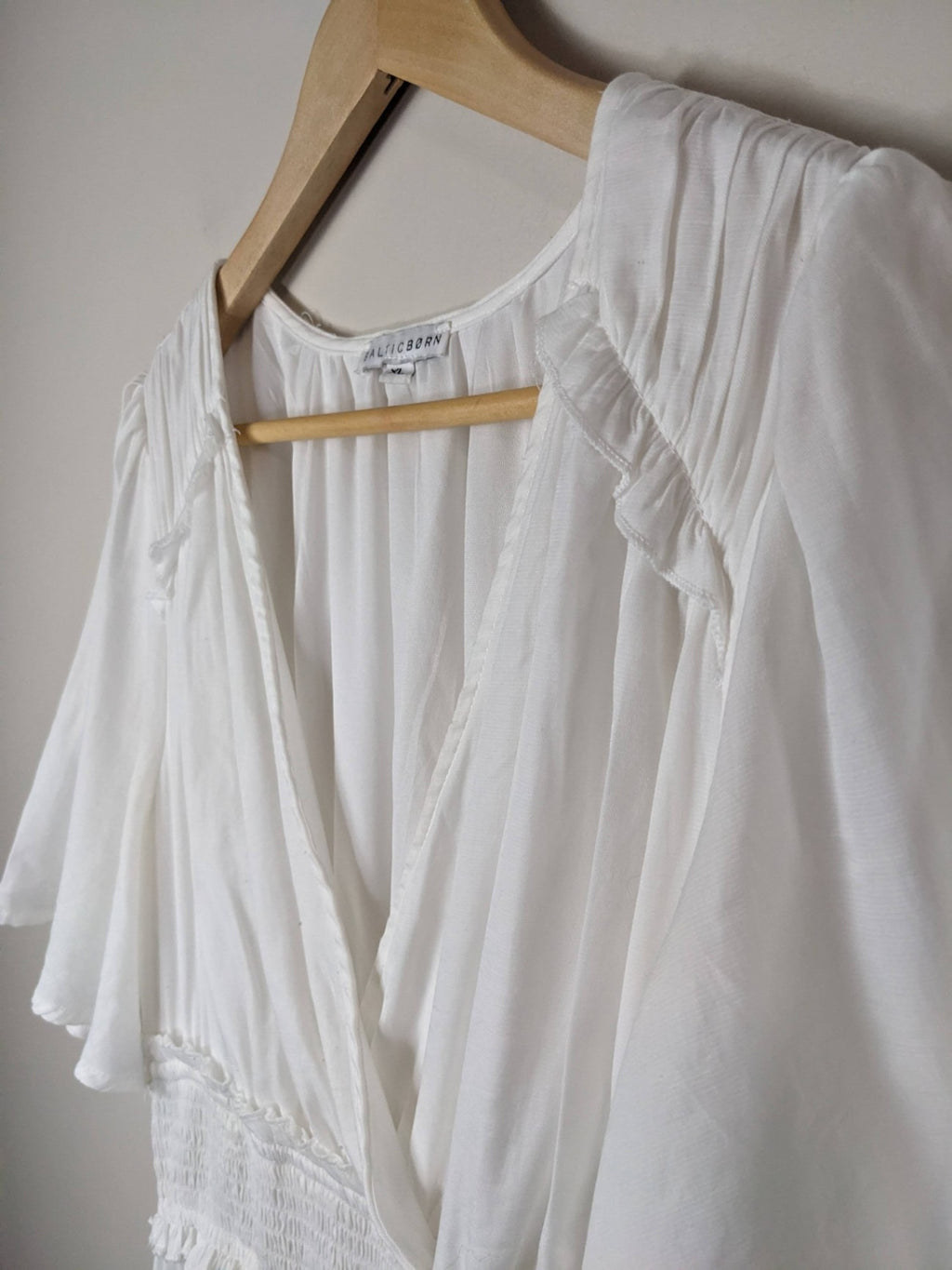 Baltic Børn White Maxi Dress - XL