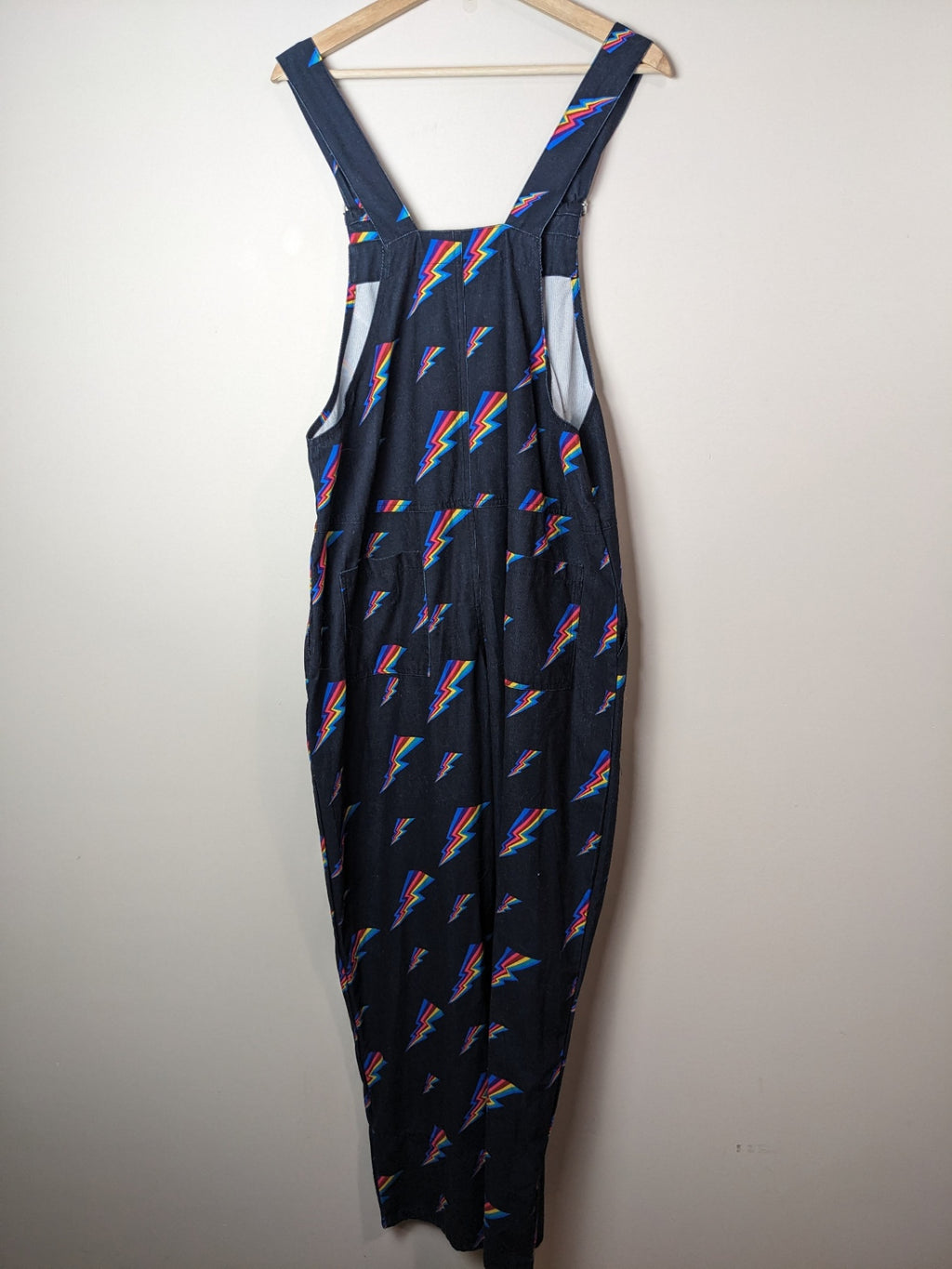 L.A Sassoul Thunder Rainbow Overalls - XL