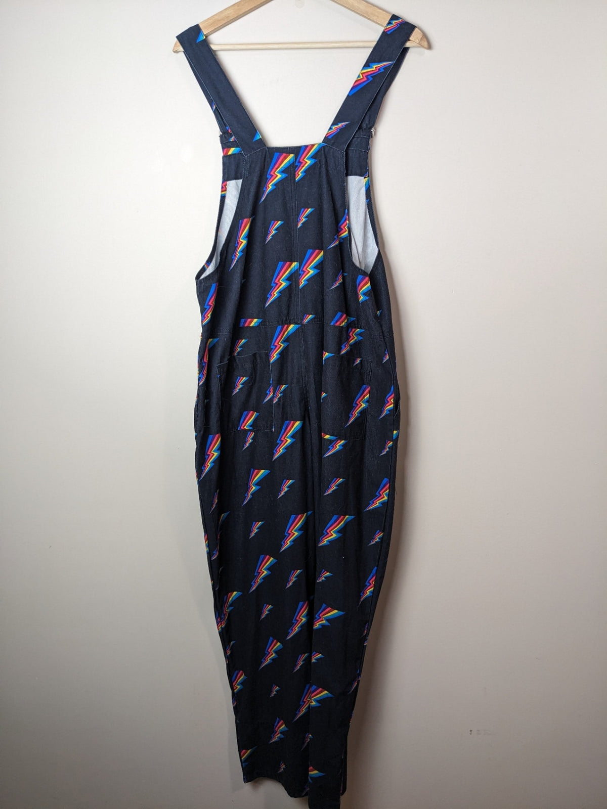 L.A Sassoul Thunder Rainbow Overalls - XL