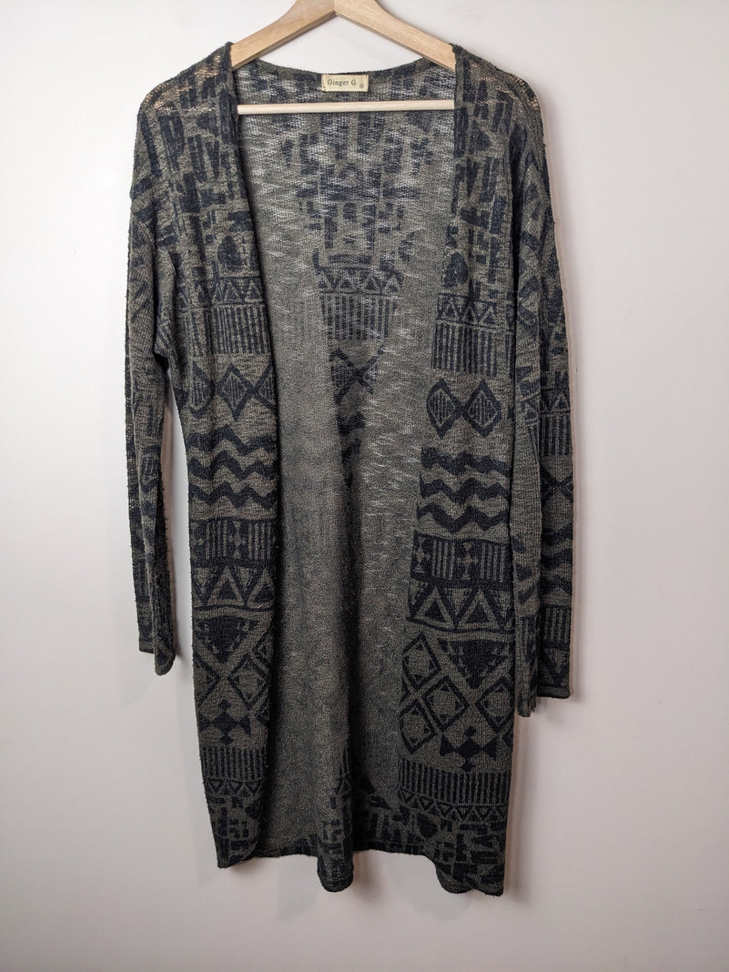 Ginger G Patterned Cardigan - M