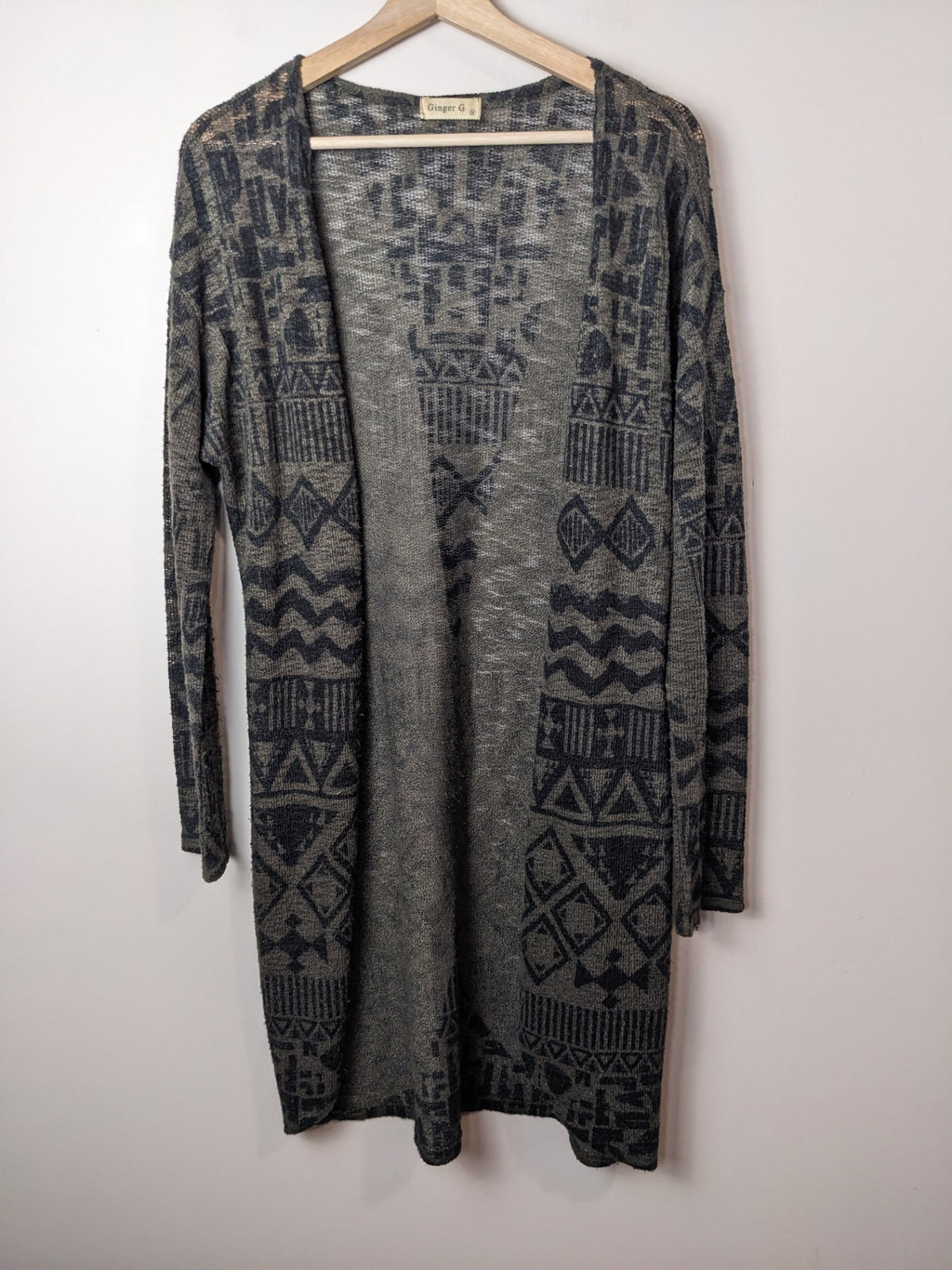 Ginger G Patterned Cardigan - M