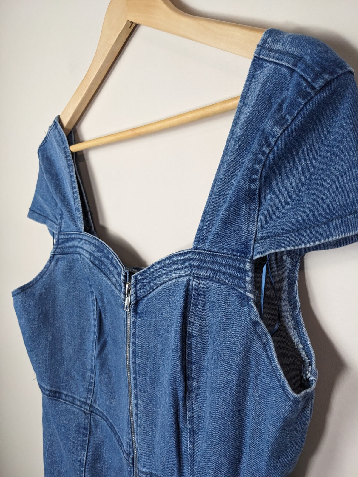 NWT IVRY DAY Denim Dress - L