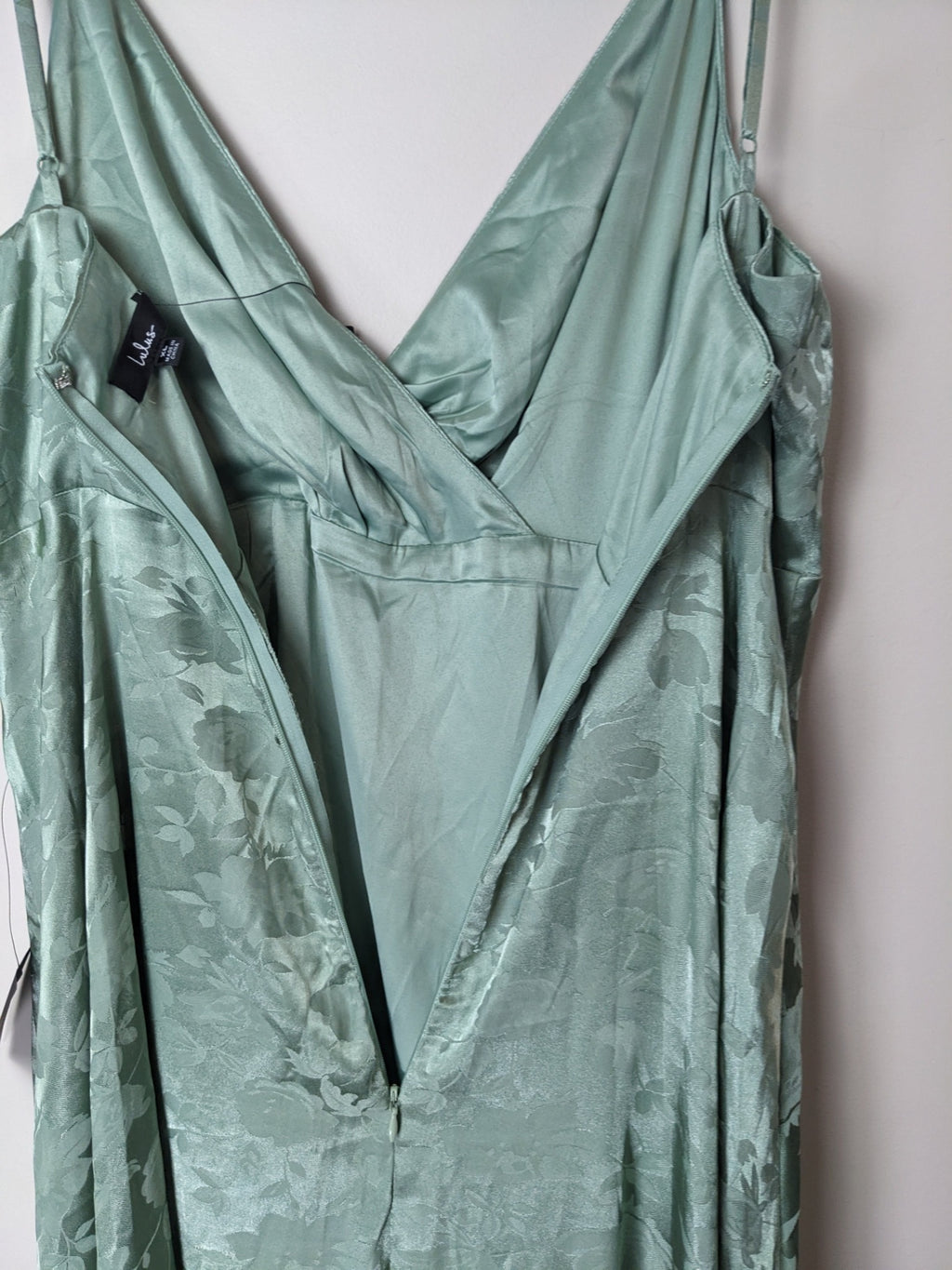 NWT Lulus Green Floral Maxi Dress - M