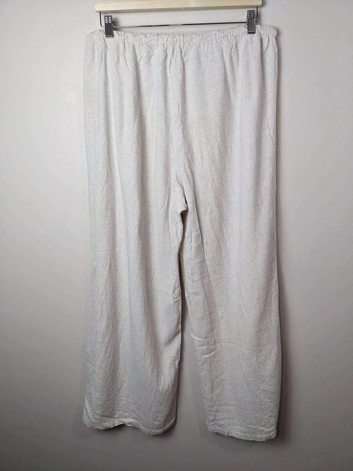 Shein Cream Linen Pants- 1XL