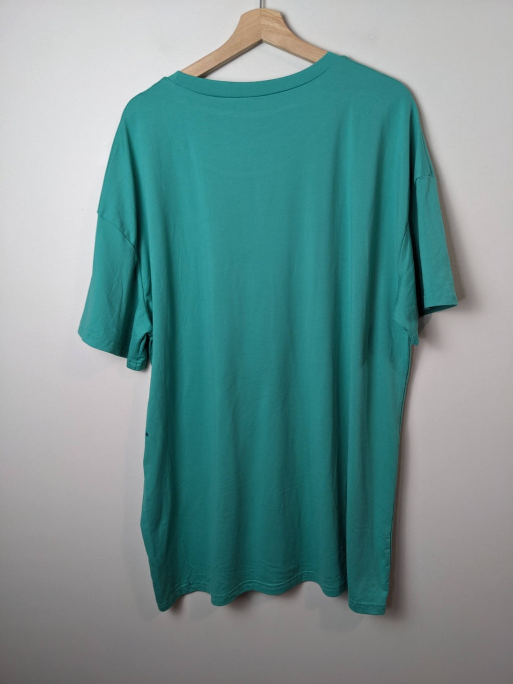 SHEIN Green Smiley Face T-Shirt - 1XL