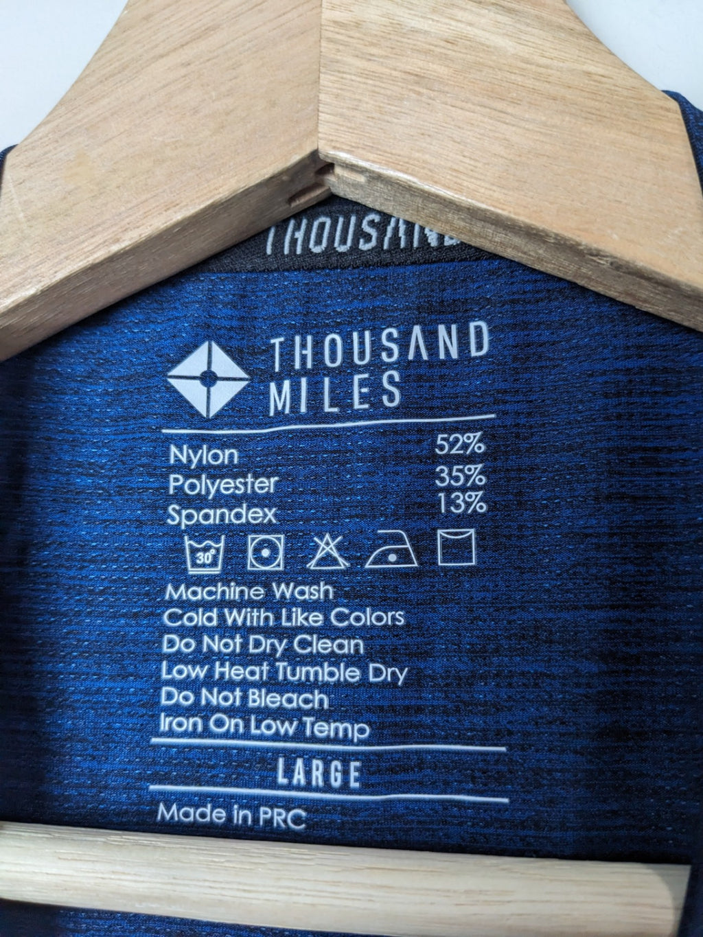 Thousand Miles Navy Athletic T-Shirt - L