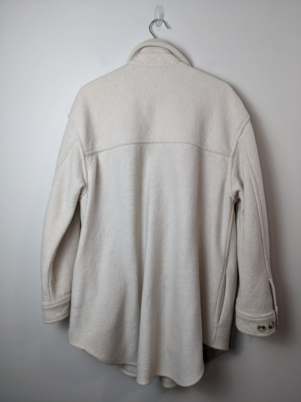 wilfred free cream shacket - L