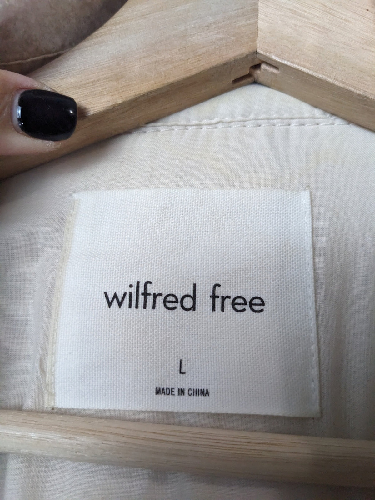 wilfred free cream shacket - L