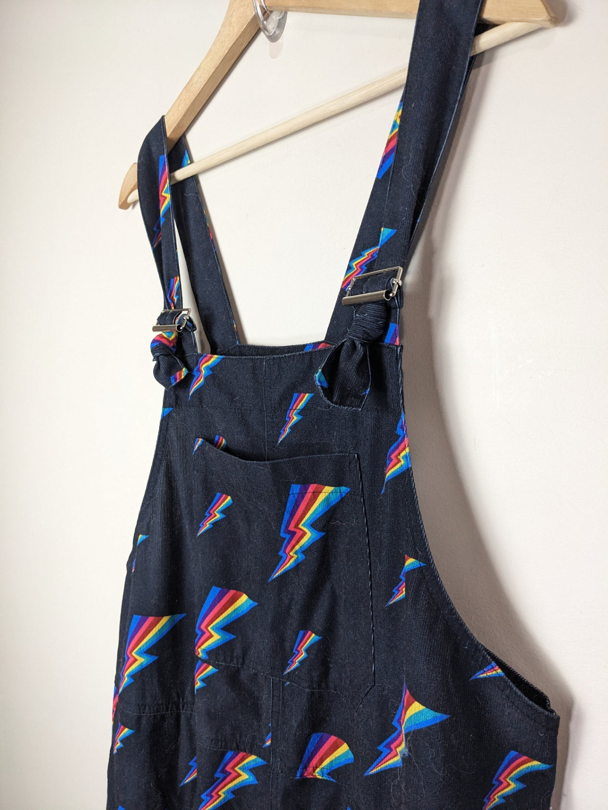 L.A Sassoul Thunder Rainbow Overalls - XL