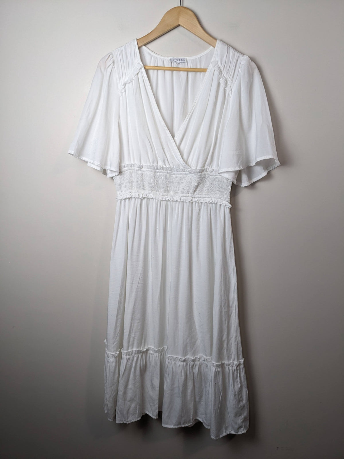 Baltic Børn White Maxi Dress - XL