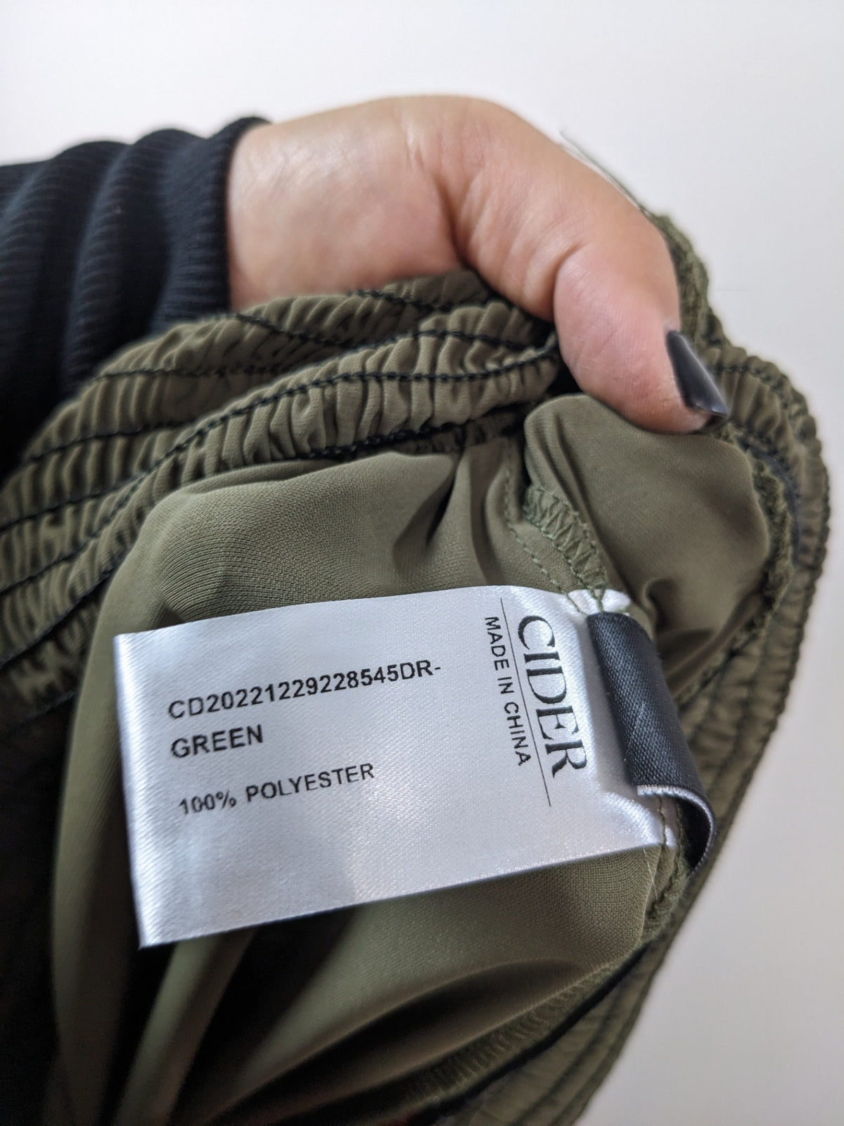 NWT CIDER Olive Green Romper - 1XL