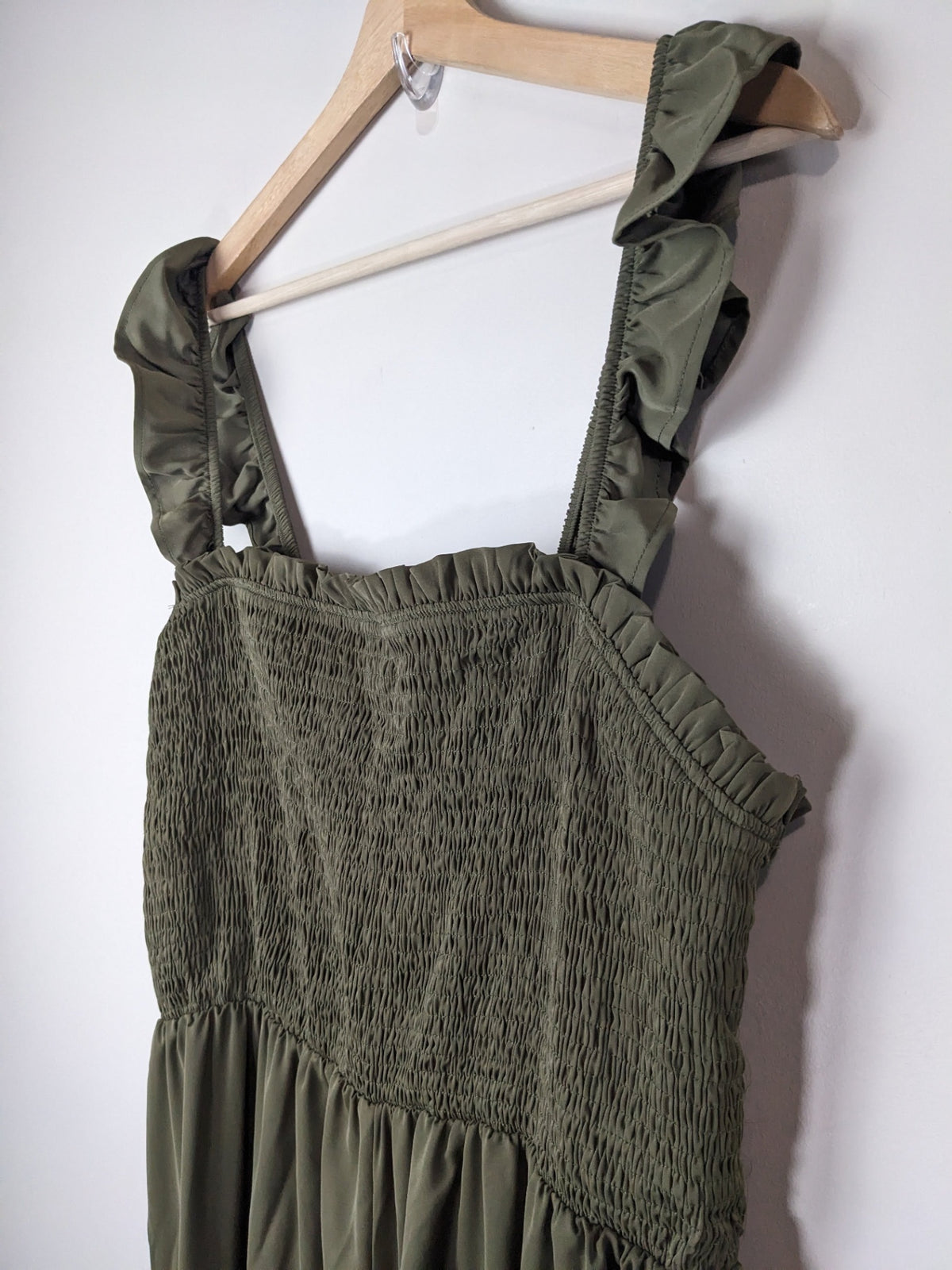 NWT CIDER Olive Green Romper - 1XL