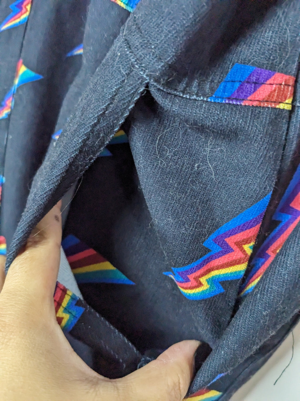 L.A Sassoul Thunder Rainbow Overalls - XL