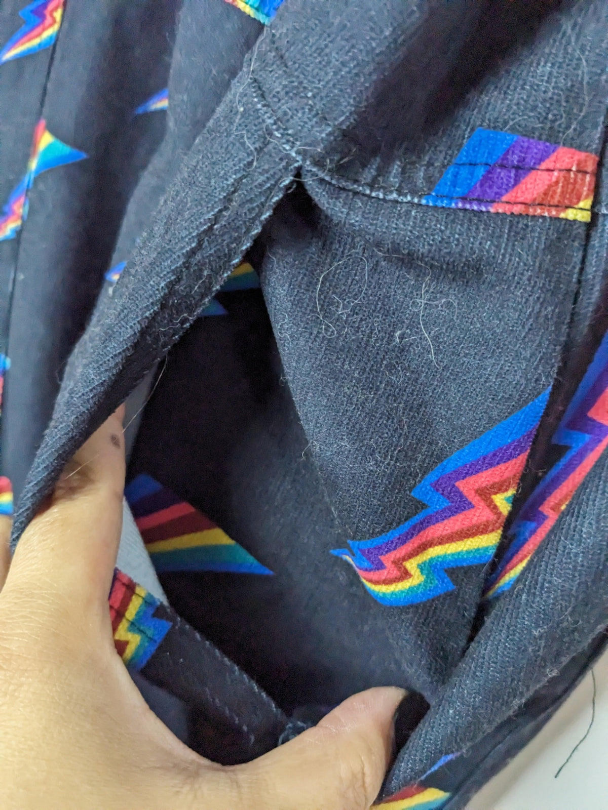 L.A Sassoul Thunder Rainbow Overalls - XL