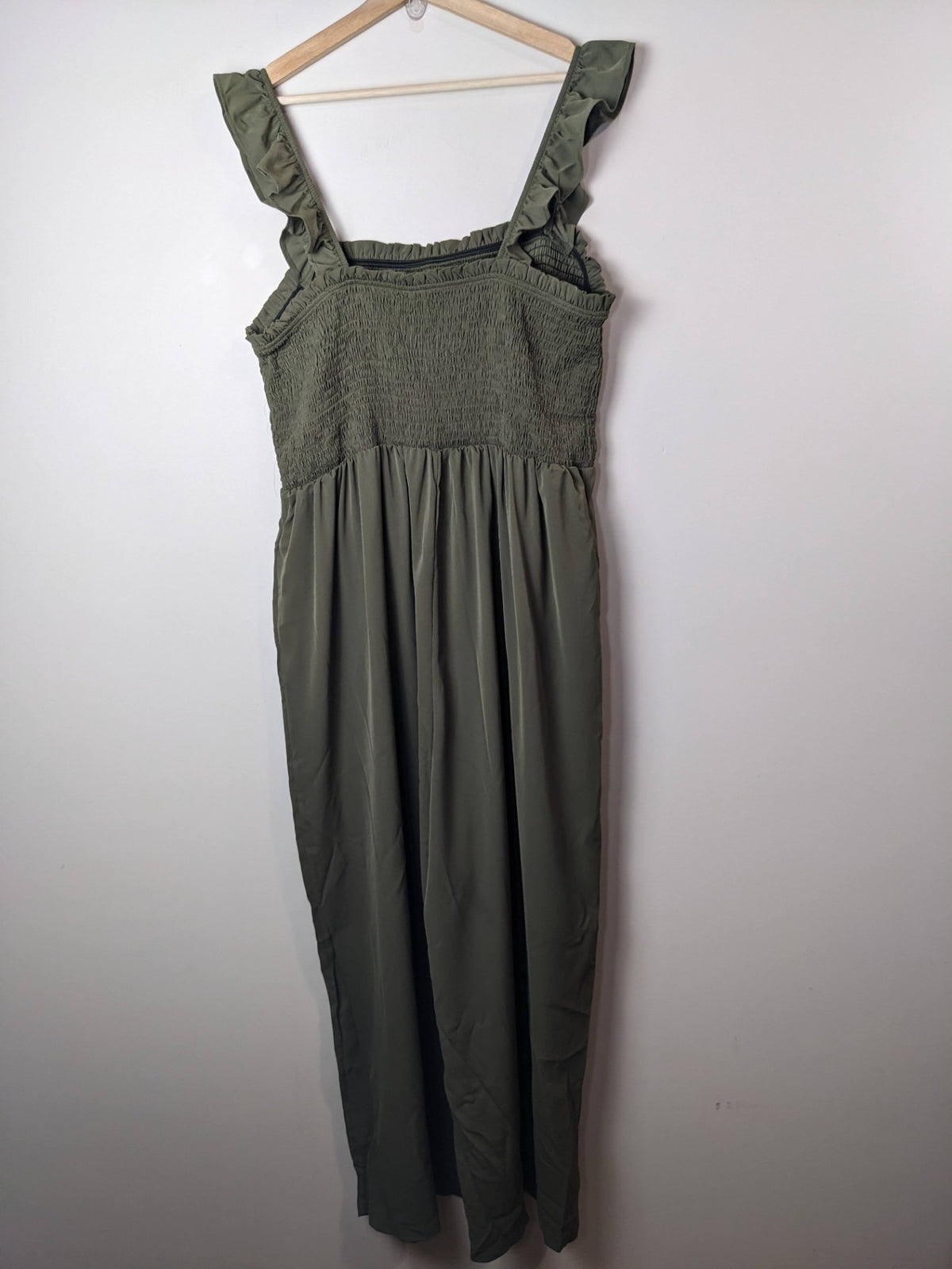NWT CIDER Olive Green Romper - 1XL