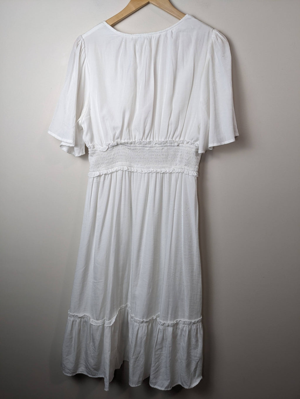 Baltic Børn White Maxi Dress - XL