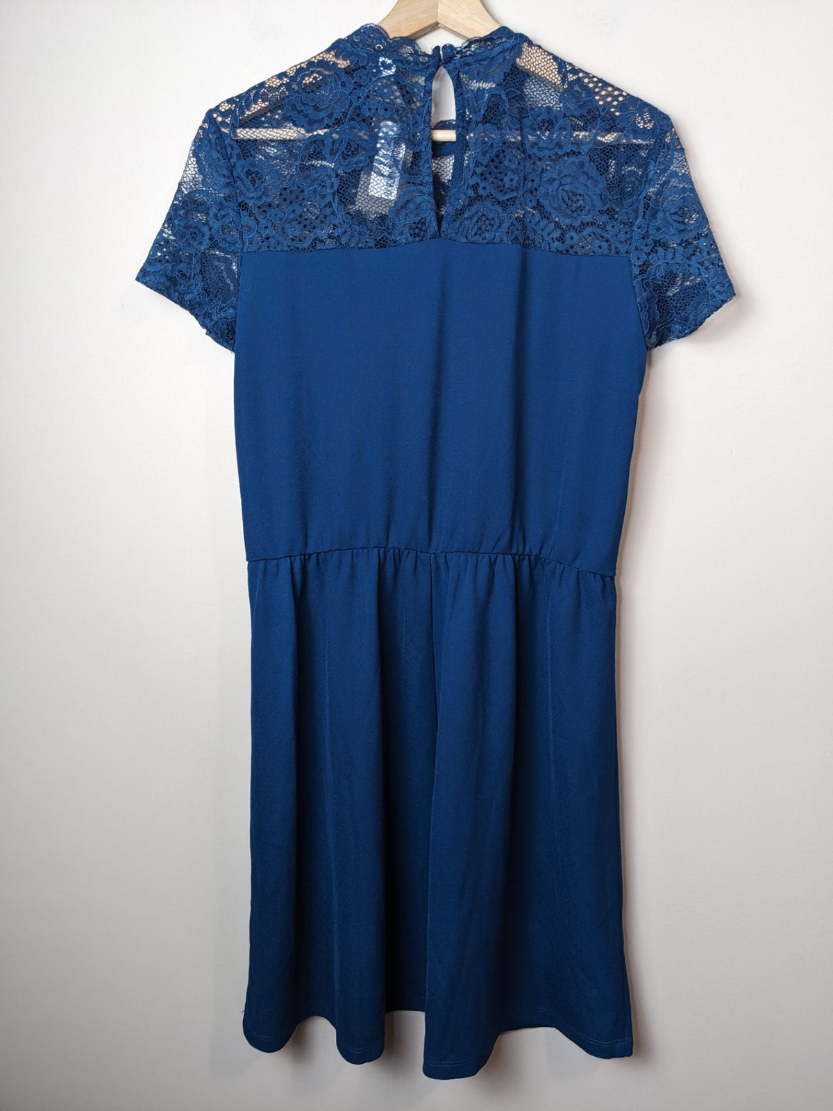 NWT Silver Icing Navy Celebration Dress - L